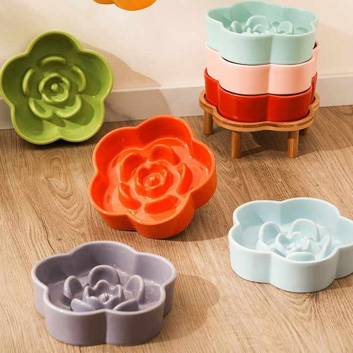 Pet Ceramic Slow Feeding Bowl - Enhance Your Pet's Eating Experience