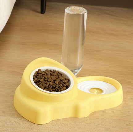 Enhance Your Pet's Feeding Experience with Our Multifunctional Stainless Steel Feeding Bowl Set
